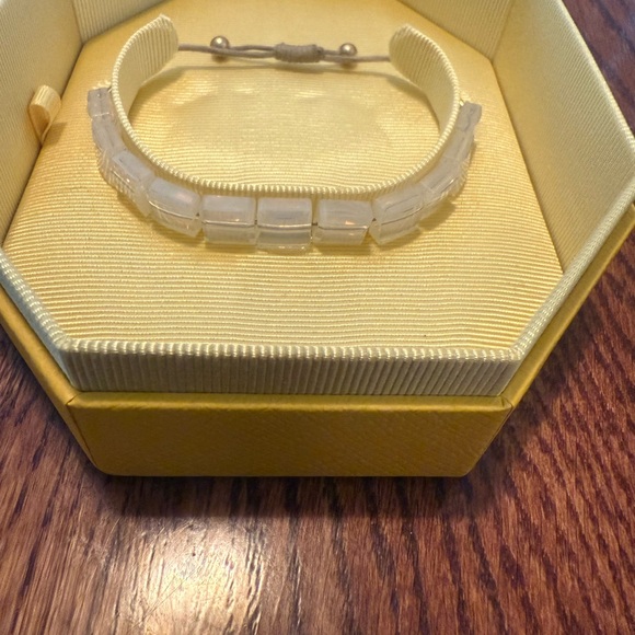 Swarovski White Bracelet with Adjustable Cord - Picture 1 of 6
